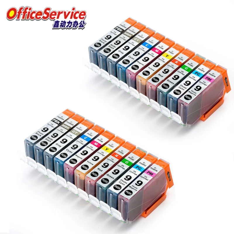 PGI9 PGI-9 PGI 9 High Quality Ink Cartridge Compatible for Canon PIXMA Pro9500 Pro9500 Mark II Pro9500_Refurbished printer
PGI9 PGI-9 PGI 9 High Quality Ink Cartridge Compatible for Canon PIXMA Pro9500 Pro9500 Mark II Pro9500_Refurbished printer