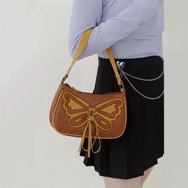 Butterfly Vintage Casual Women Bag Pu Leather Shoulder Bag Hot Girl Handbag Ladies Underarm Fashion Girlfriend Gift
Butterfly Vintage Casual Women Bag Pu Leather Shoulder Bag Hot Girl Handbag Ladies Underarm Fashion Girlfriend Gift