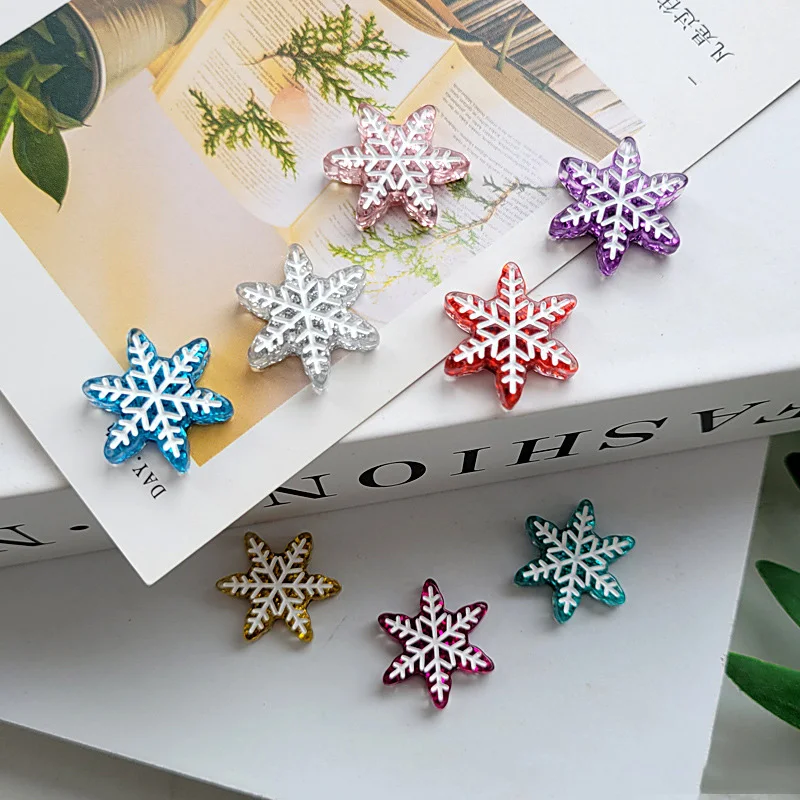 50pcs Glitter Snowflakes Resins Flatback Cabochon Christams Hair Accessory DIY Craft Scrapbook Handmade Embellishments
50pcs Glitter Snowflakes Resins Flatback Cabochon Christams Hair Accessory DIY Craft Scrapbook Handmade Embellishments