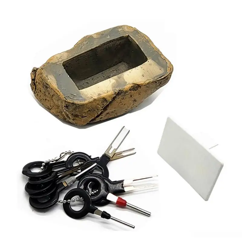 Hide A Key Fake Rock Resin Craft High Simulation Stone Key Box Outdoor Garden KeyHidden Safety Creative Garden Ornament For Key
Hide A Key Fake Rock Resin Craft High Simulation Stone Key Box Outdoor Garden KeyHidden Safety Creative Garden Ornament For Key