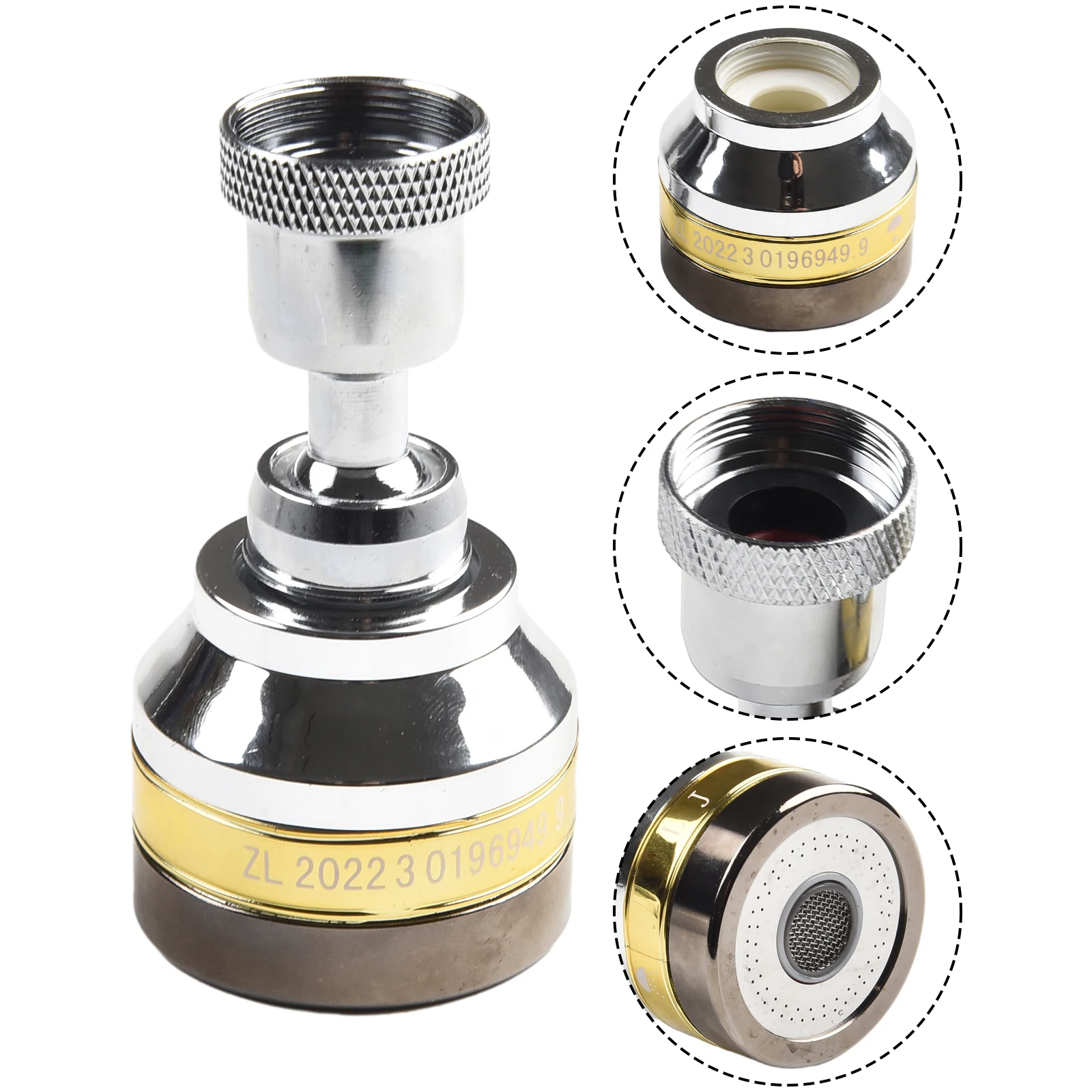 5.7*4.2cm Kitchen Faucet Aerator Water Saving Nozzle Dual Function Faucet Nozzle 360 Degree Rotary Sprayer Tap Home Improvement
5.7*4.2cm Kitchen Faucet Aerator Water Saving Nozzle Dual Function Faucet Nozzle 360 Degree Rotary Sprayer Tap Home Improvement