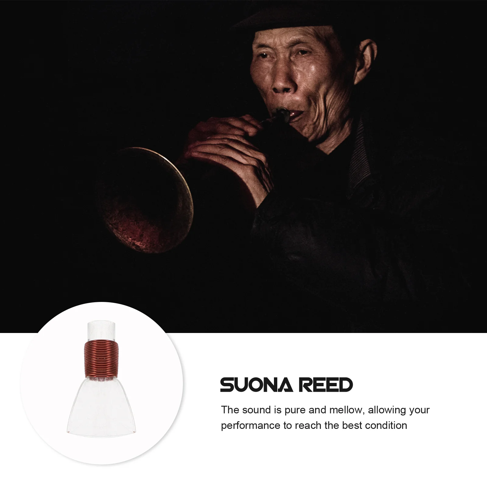 Chinese National Musical Instrument Suona Reeds Plastic Suona Mouthpieces Reed Whistle Horn Accessories for Player
Chinese National Musical Instrument Suona Reeds Plastic Suona Mouthpieces Reed Whistle Horn Accessories for Player