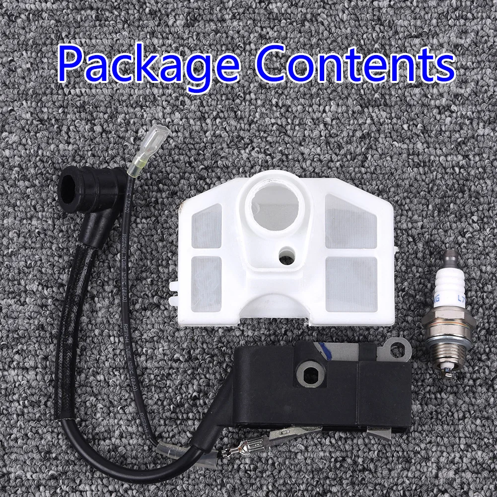 Outdoor Power Equitment 3pcs Ignition Coil Air Filter Plug Chainsaw Set For Chinese4500 5200 5800 52/45/58cc Easy Start Chainsaw
Outdoor Power Equitment 3pcs Ignition Coil Air Filter Plug Chainsaw Set For Chinese4500 5200 5800 52/45/58cc Easy Start Chainsaw