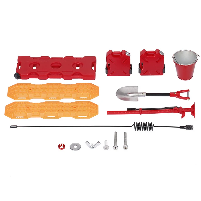 7in1 Self-Help Board Fuel Tank Box Bucket Antenna Fuel Box Shovel Lifting Jack for Traxxas HSP Redcat Rc4wd Tamiya SCX10 RC Car
7in1 Self-Help Board Fuel Tank Box Bucket Antenna Fuel Box Shovel Lifting Jack for Traxxas HSP Redcat Rc4wd Tamiya SCX10 RC Car