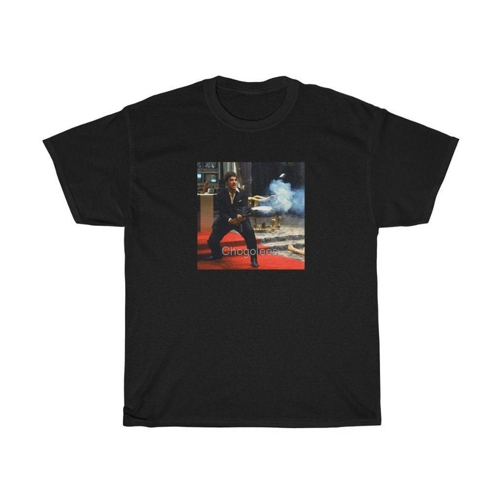 Тони Монтана с надписью Hello My Little Friend футболка Scarface (1983) |