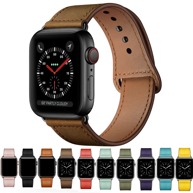Ремешок из натуральной кожи для Iwatch 44 мм 45 мм, темный коричневый кожаный браслет в стиле ретро для Apple Watch 42 мм 41
Ремешок из натуральной кожи для Iwatch 44 мм 45 мм, темный коричневый кожаный браслет в стиле ретро для Apple Watch 42 мм 41