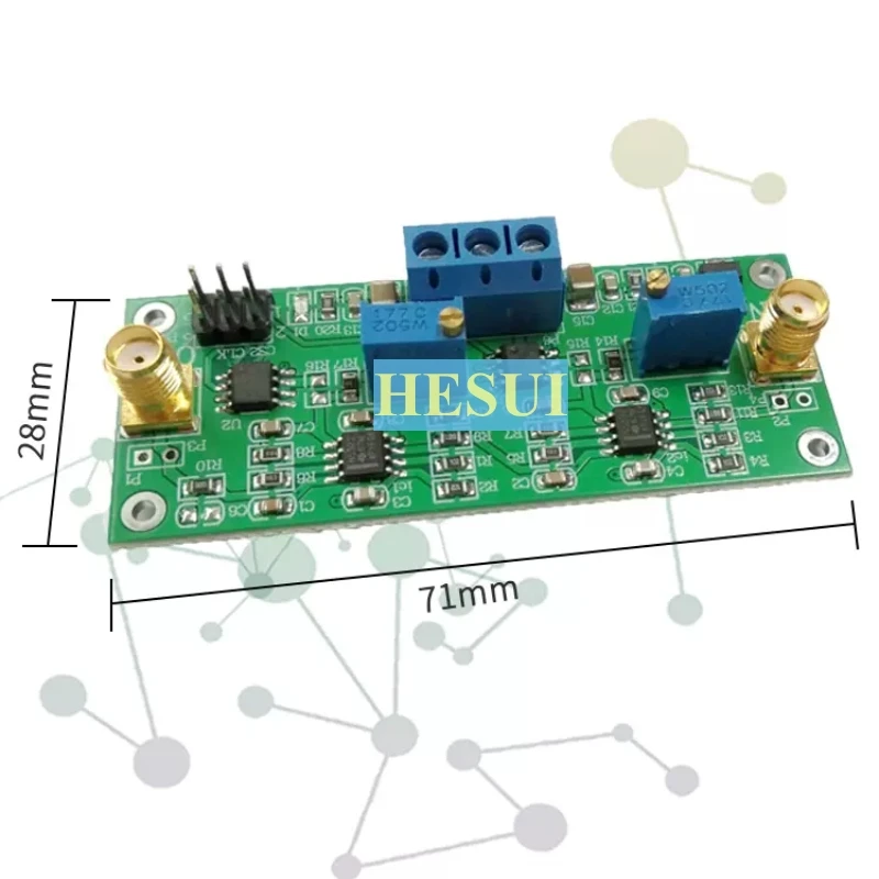 Precision programmable phase shifter amplifier 0-360 degrees adjustable MCP41010 adjustable phase shifter circuit module board
Precision programmable phase shifter amplifier 0-360 degrees adjustable MCP41010 adjustable phase shifter circuit module board