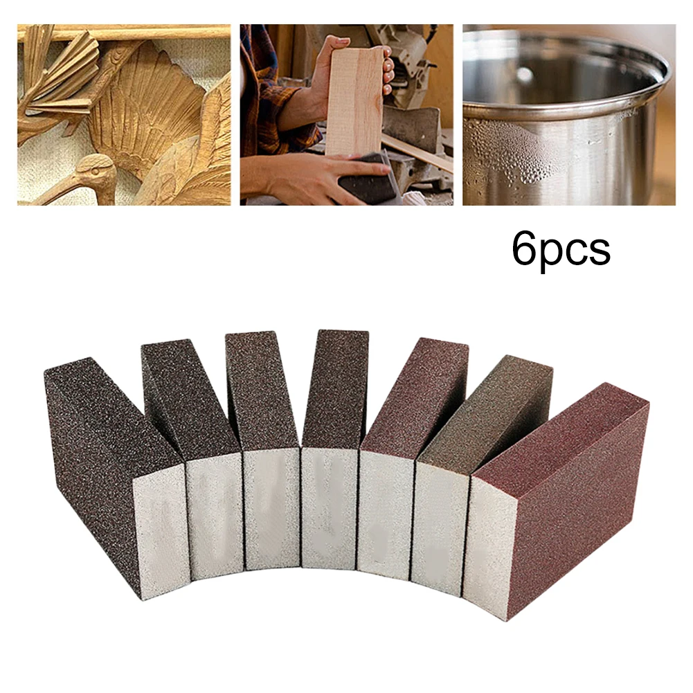6pcs 120-1000 Grit Sponge Sanding Block Double-Sided Wear-Resistant Grinding Sponge Sand Block For Wood Metal
6pcs 120-1000 Grit Sponge Sanding Block Double-Sided Wear-Resistant Grinding Sponge Sand Block For Wood Metal