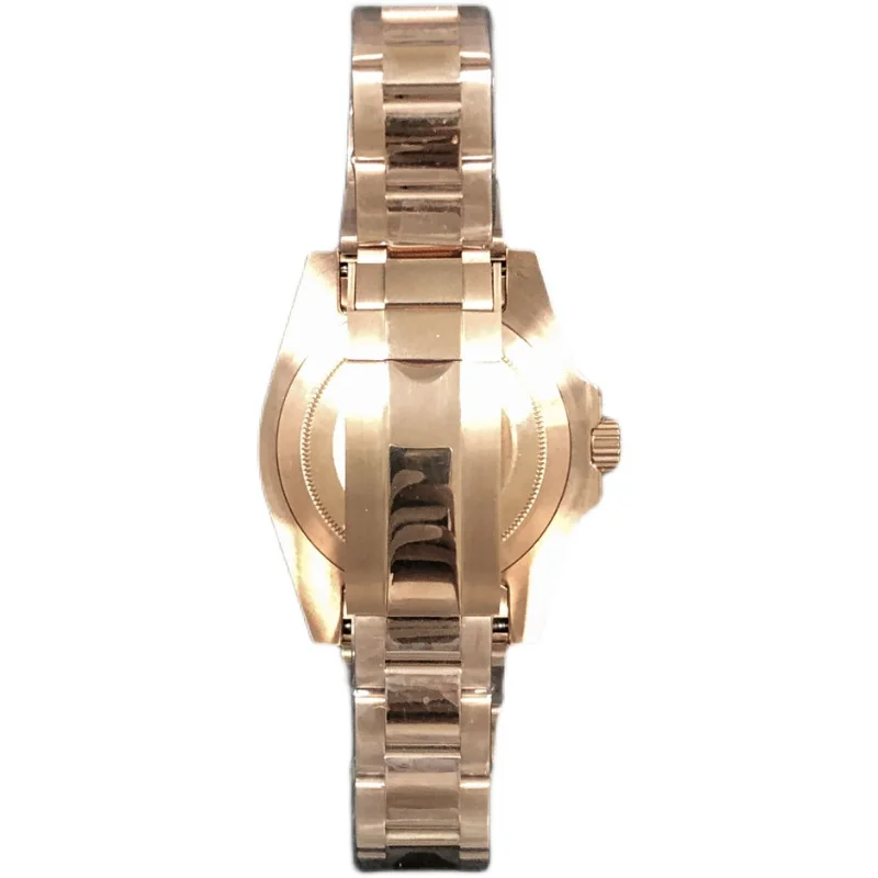 

PVD Rose Gold SUB Precision Steel Case+40mm Sapphire Glass Suitable for NH35/NH36 Movement