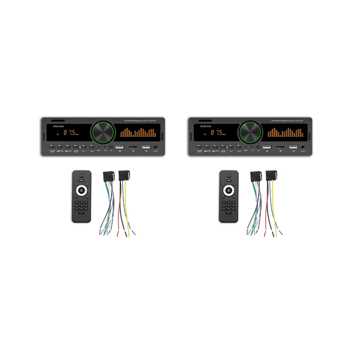 4Channel 60W Bluetooth Car Radio Car MP3 Player Multifunction Plug-in U Disk Car Radio with Multi-Color Function for Car
4Channel 60W Bluetooth Car Radio Car MP3 Player Multifunction Plug-in U Disk Car Radio with Multi-Color Function for Car