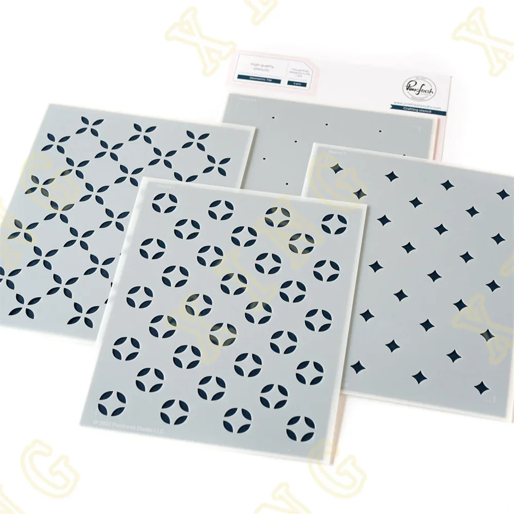 Newest Geometric Tile Decor DIY Layering Stencils Graphics Painting Scrapbooking Stamp Ornament Album Embossed Template Reusable
Newest Geometric Tile Decor DIY Layering Stencils Graphics Painting Scrapbooking Stamp Ornament Album Embossed Template Reusable