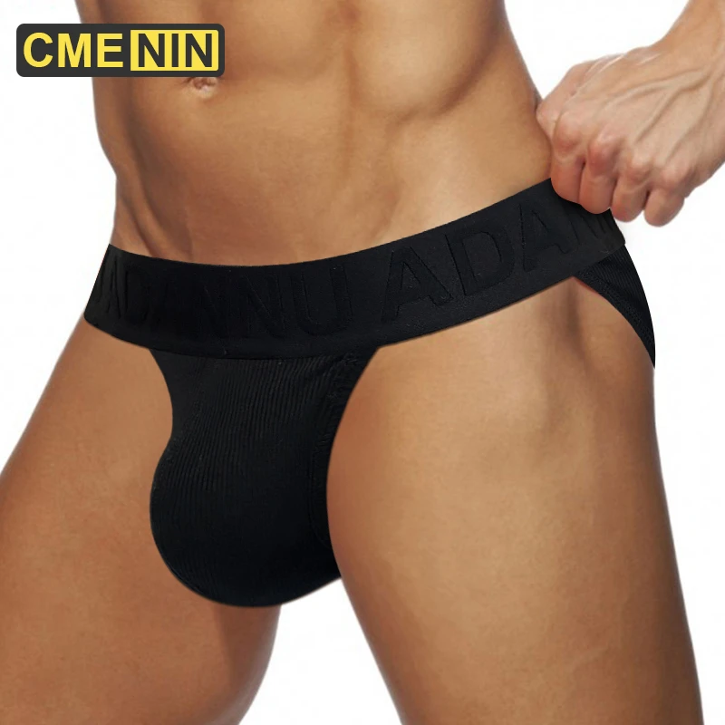 

CMENIN Cotton Gay Sexy Men Underpants Briefs Breathable Innerwear Man Underwear Brief Butt Lifting Men's Jockstrap Panties Brief