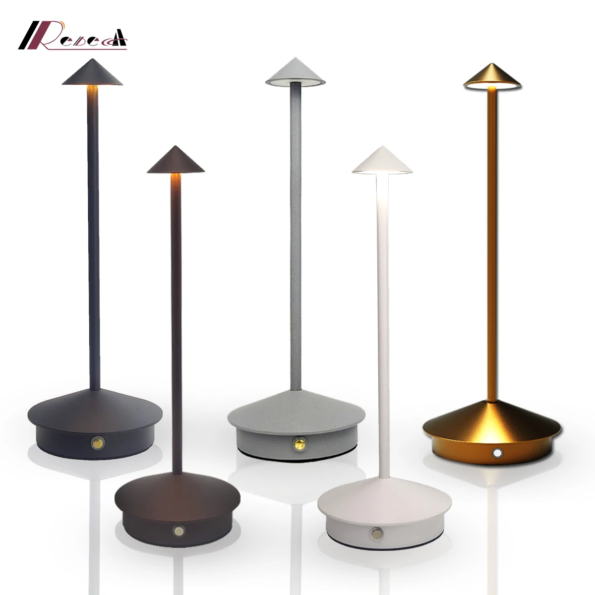 

Arrow table lamp LED rechargeable table lamp portable all aluminum bedside lamp restaurant bar atmosphere night lamp