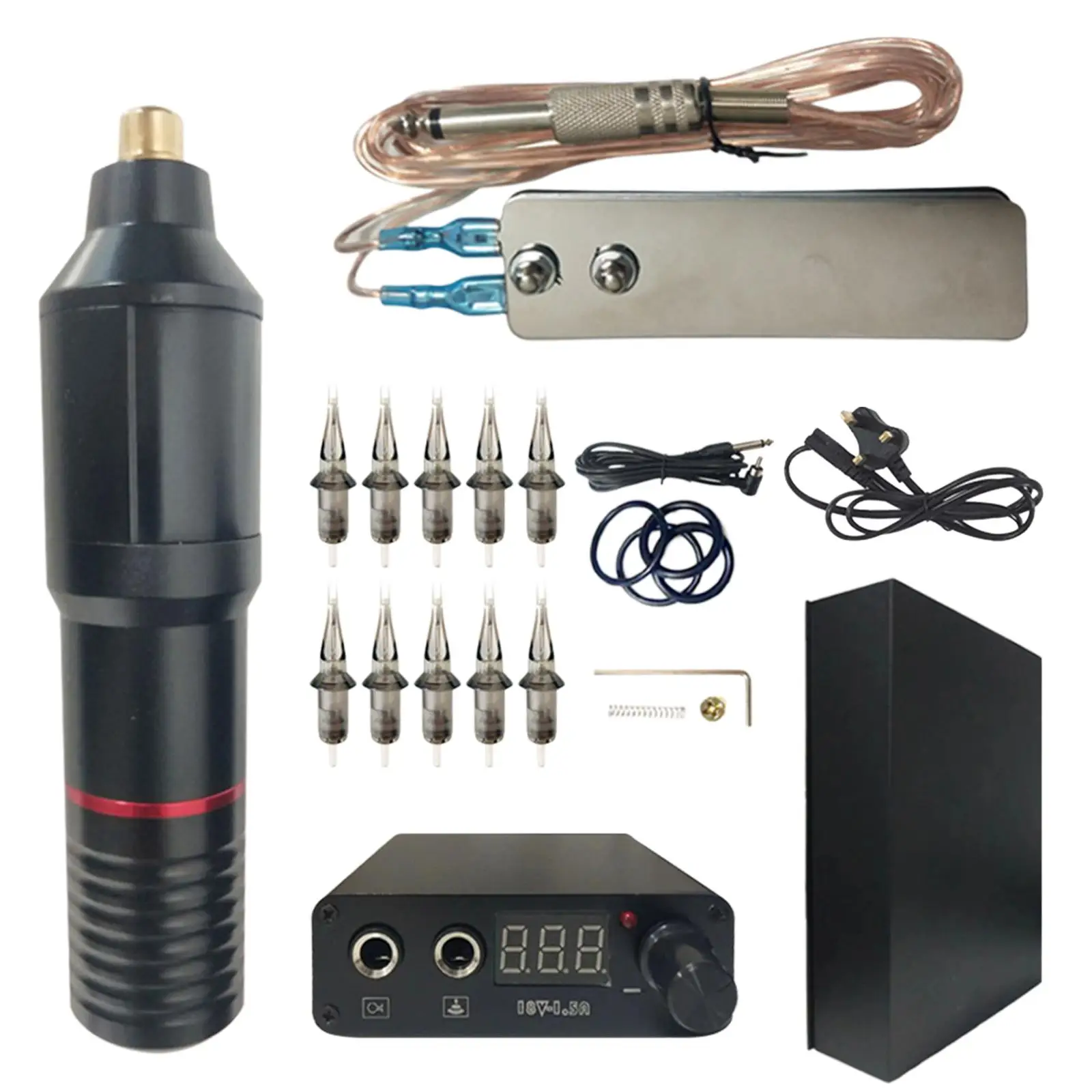 Complete Rotary Tattoo Pen Machine Kit Foot Pedal Cartridge Needles Permanent Makeup Tattoo Machine Kit for Tattoo Artists
Complete Rotary Tattoo Pen Machine Kit Foot Pedal Cartridge Needles Permanent Makeup Tattoo Machine Kit for Tattoo Artists