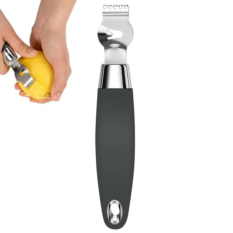 

Orange Citrus Fruit Grater Peeling Knife Kitchen Gadgets Bar Accessories Lemon Peeler Stainless Steel Lemon Zester Grater Lime