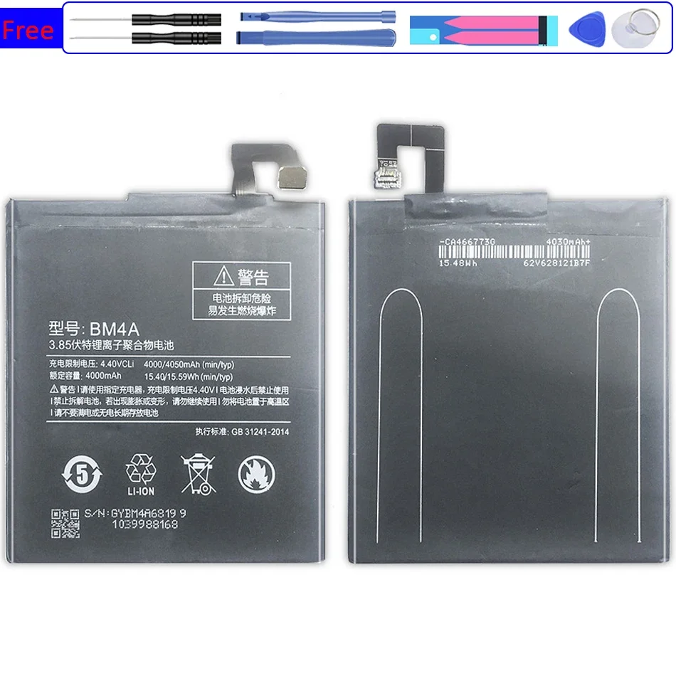 BM4A Сменный аккумулятор для Xiaomi Hongmi Redmi Pro 4000mAh + номер отслеживания