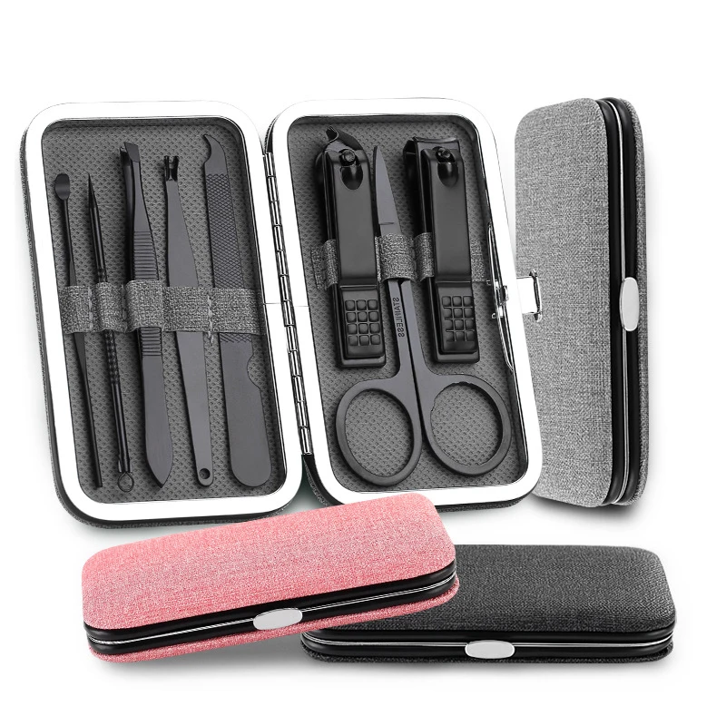 

Manicure Cutters Nail Clipper Set Household Stainless Steel Ear Spoon Nail Clippers Pedicure Nail Scissors Tool Portable Househo