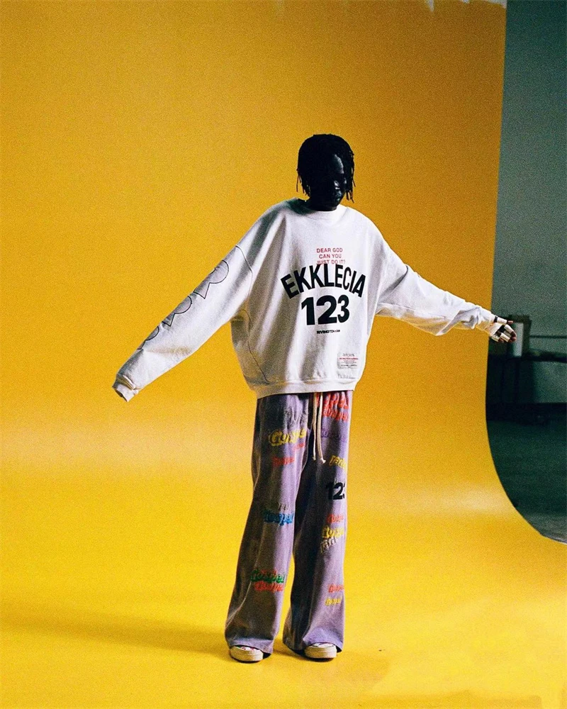 New RRR123 Graffiti Letter Cartoon Print Round Neck Sweater High Street Vintage Wash Loose Street Hip Hop Oversized Hoodie
New RRR123 Graffiti Letter Cartoon Print Round Neck Sweater High Street Vintage Wash Loose Street Hip Hop Oversized Hoodie