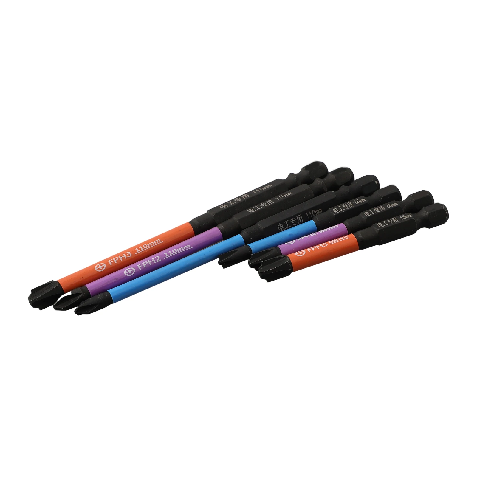 6pcs Cross Screwdriver Bits 65mm+110mm Alloy Steel Special Slotted Cross Screwdriver Bit For Electrician FPH1 FPH2 FPH3
6pcs Cross Screwdriver Bits 65mm+110mm Alloy Steel Special Slotted Cross Screwdriver Bit For Electrician FPH1 FPH2 FPH3