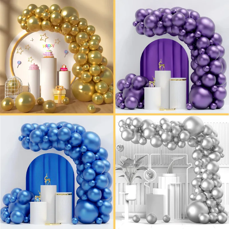 5''10''12''18InchMetallic Gold Silver Purple Ballon Wedding Happy Birthday Latex Balloons Metal Chrome Balloon Air Helium Baloon
5''10''12''18InchMetallic Gold Silver Purple Ballon Wedding Happy Birthday Latex Balloons Metal Chrome Balloon Air Helium Baloon