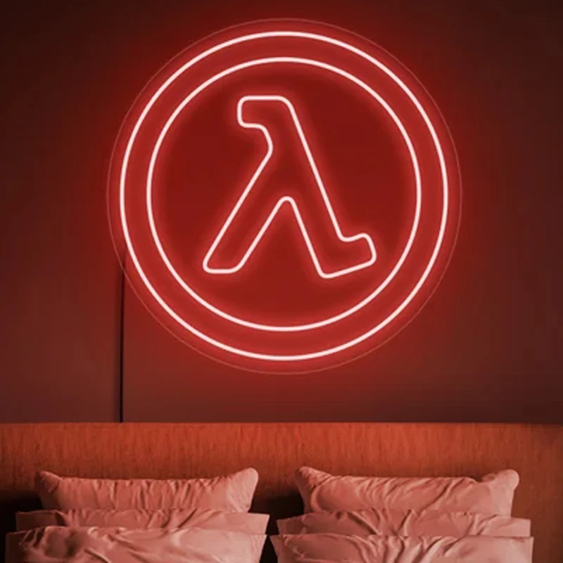 Half Life Neon Sign Anime Neon Sign Custom Led Neon Sign Bedroom Neon Art Decor Bar Wall Hangings for Room Neon Gift for Kids
Half Life Neon Sign Anime Neon Sign Custom Led Neon Sign Bedroom Neon Art Decor Bar Wall Hangings for Room Neon Gift for Kids