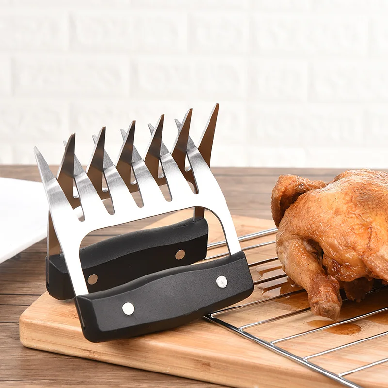 Black Plastic PP Handle StainleSS Steel Bear Claw Tearing Hand Protector Multi-functional Cooked Food BarBecue Meat
Black Plastic PP Handle StainleSS Steel Bear Claw Tearing Hand Protector Multi-functional Cooked Food BarBecue Meat