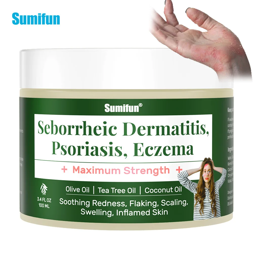 

100g Seborrheic Dermatitis Eczema Cream Psoriasis Urticaria Antibacterial Ointment Relieve Skin Anti-Itching Medical Plaster