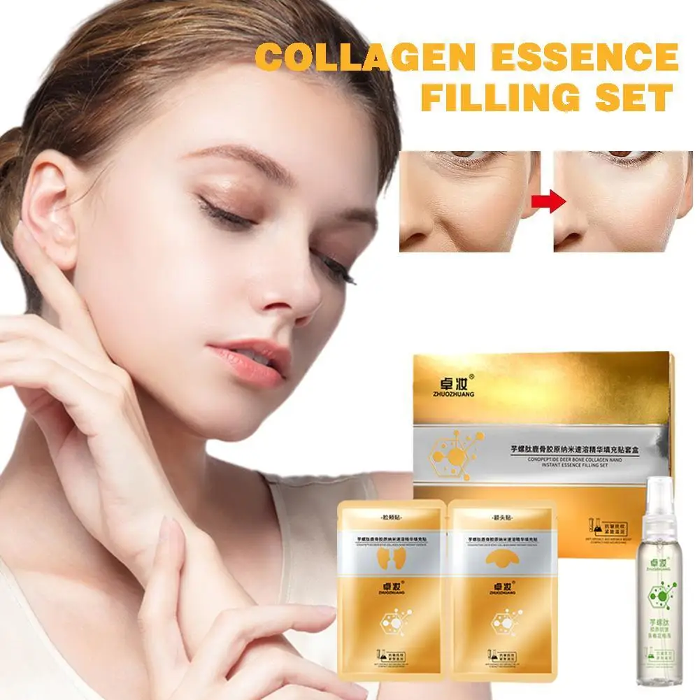 Peptide Deer Bone Collagen Essence Kit Peptide Collagen Nanoparticles Filling Essence Moisturizing Delicate Face Care Set
Peptide Deer Bone Collagen Essence Kit Peptide Collagen Nanoparticles Filling Essence Moisturizing Delicate Face Care Set