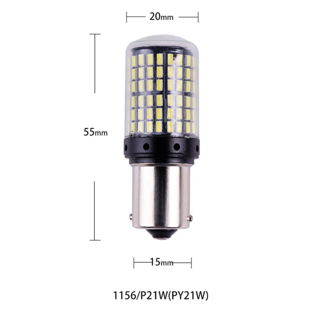 Tail Light LED Lamp Car Turn Signal Plastic Replacement 1156 144SMD 2psc 55mm*15mm*20mm Brand New And High Quality
Tail Light LED Lamp Car Turn Signal Plastic Replacement 1156 144SMD 2psc 55mm*15mm*20mm Brand New And High Quality
