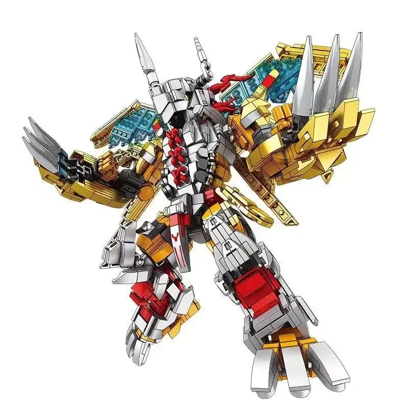 Digital Monster Adventure Model Building Blocks Brick Kit Digimon War Greymon Agumon Figure Set Cartoon Toy For Children Gift
Digital Monster Adventure Model Building Blocks Brick Kit Digimon War Greymon Agumon Figure Set Cartoon Toy For Children Gift