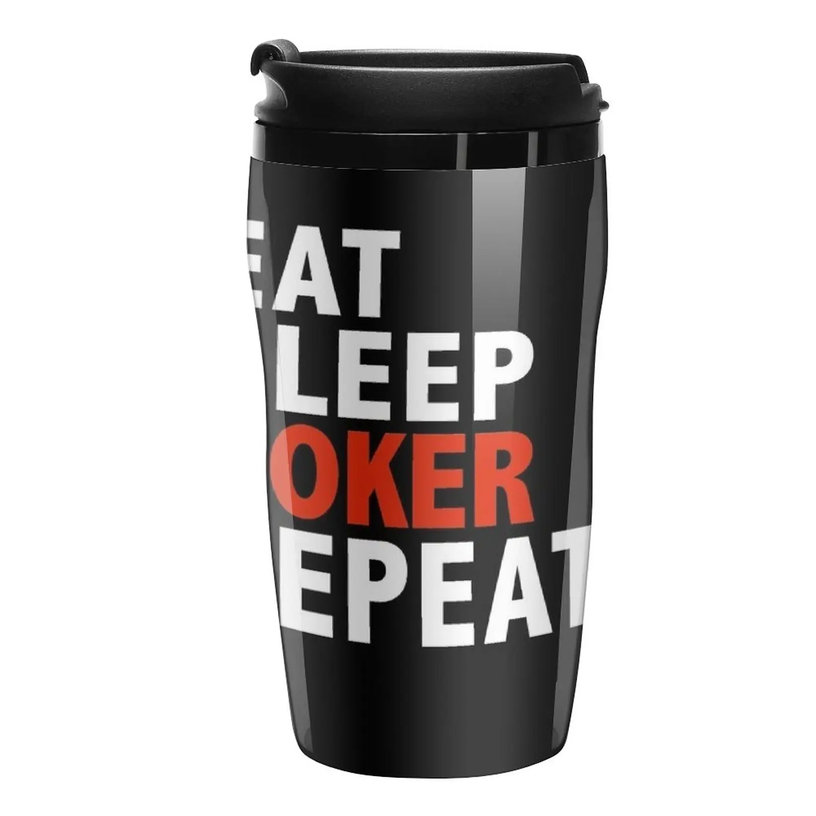 

New Eat Sleep Poker Repeat Gambling Gambler Travel Coffee Mug Cup Set Of Coffee Cute And Different Cups