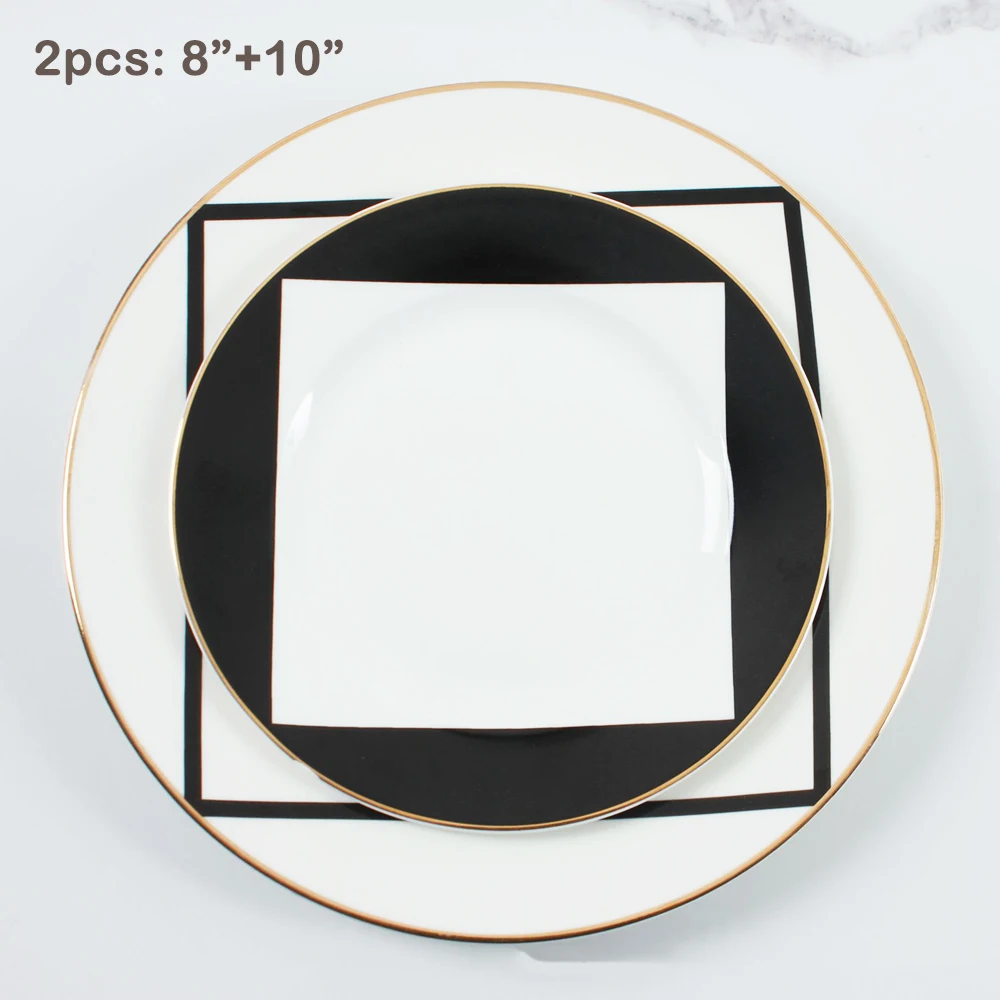 Ceramic Plate Nordic Creativity Western Large Plate Bone China Tableware Salad Steak Flat Dish Kitchen Supplies Dropshipping
Ceramic Plate Nordic Creativity Western Large Plate Bone China Tableware Salad Steak Flat Dish Kitchen Supplies Dropshipping