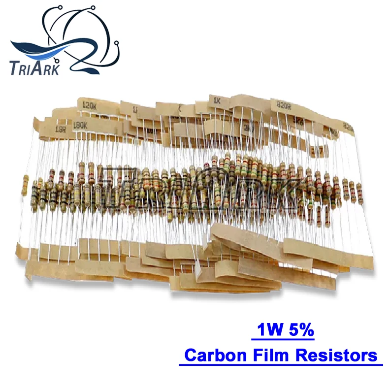20PCS 1W Carbon Film Resistors 5% 1R ~ 1M 2R 10R 22R 47R 100R 330R 1K 4.7K 10K 22K 47K 100K 330K 470K 1 2 10 22 47 100 330 Ohm
20PCS 1W Carbon Film Resistors 5% 1R ~ 1M 2R 10R 22R 47R 100R 330R 1K 4.7K 10K 22K 47K 100K 330K 470K 1 2 10 22 47 100 330 Ohm