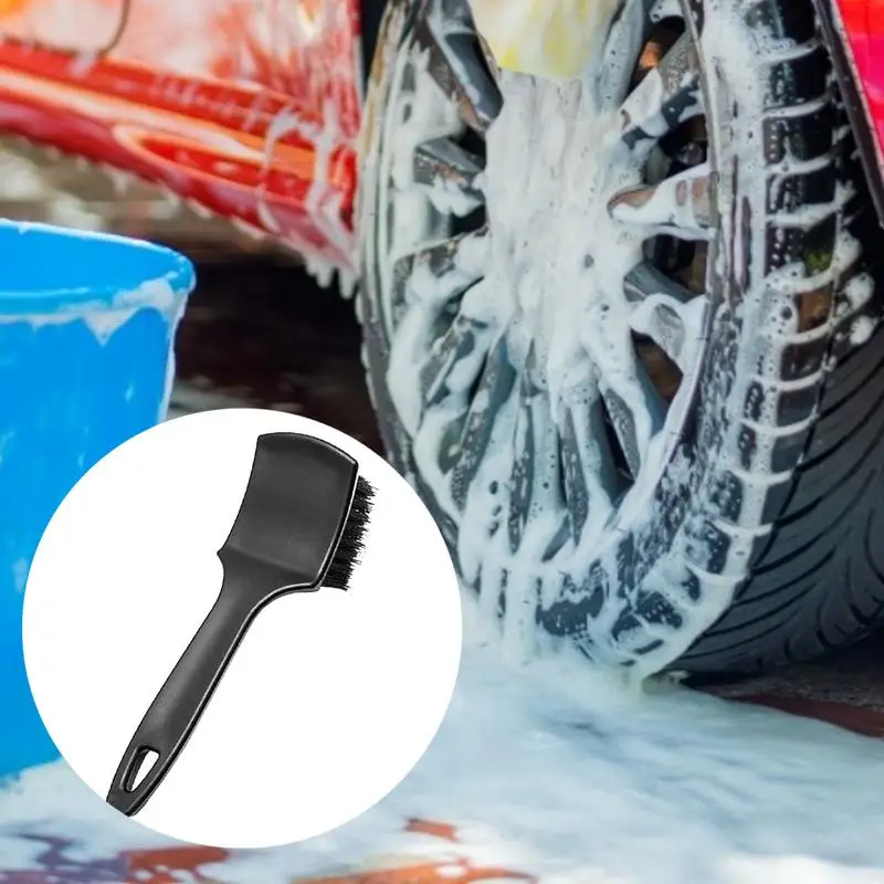 Wheel Cleaning Brush Tire Rim Cleaner Bristles Brush Multipurpose Car Washing Detailing Black Car Care Brush For Tire Motorbike
Wheel Cleaning Brush Tire Rim Cleaner Bristles Brush Multipurpose Car Washing Detailing Black Car Care Brush For Tire Motorbike