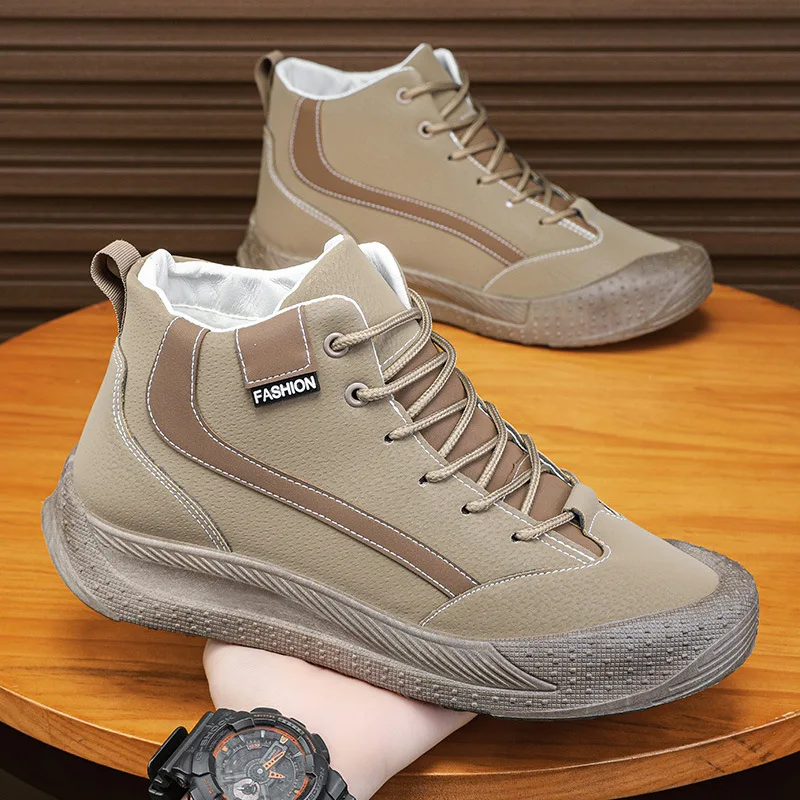 Snow Boots for Mens Boys Size 39-44 Cozy Sneaker Shoes Men Boots Winter Brown Plush Casual Sneakers Male High Top Shoes
Snow Boots for Mens Boys Size 39-44 Cozy Sneaker Shoes Men Boots Winter Brown Plush Casual Sneakers Male High Top Shoes