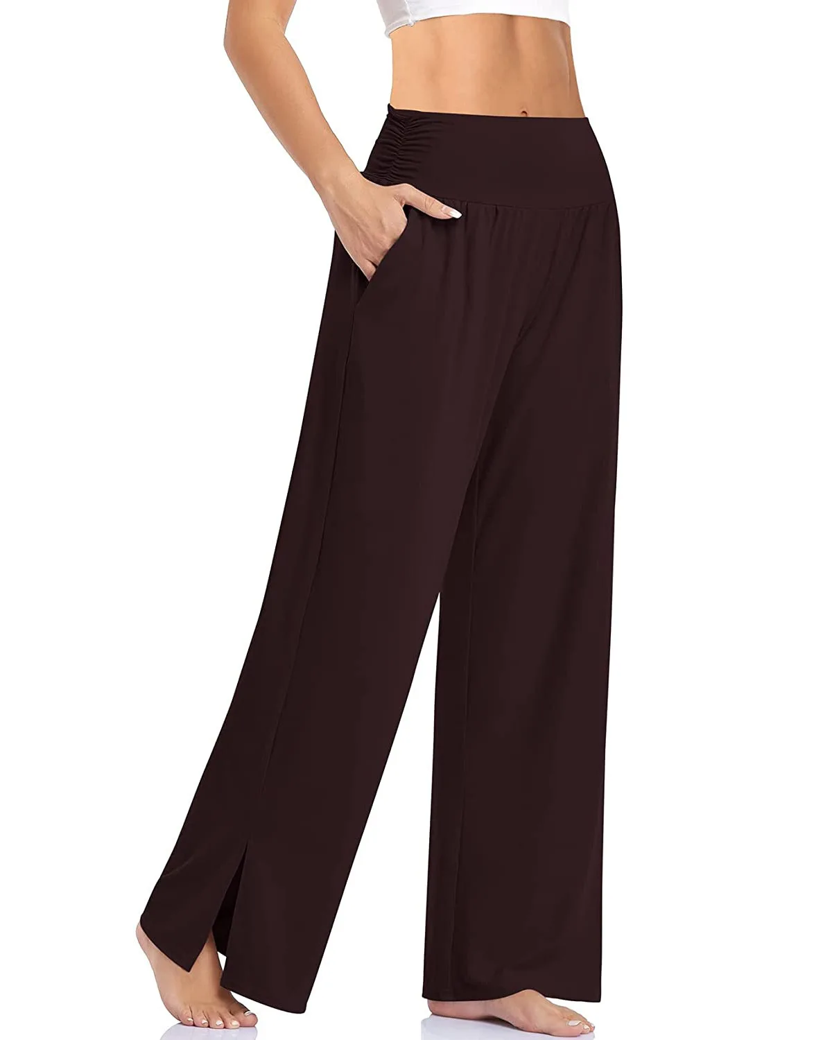 Women Yoga Pants Casual Summer Wide Leg High Waist Fitness Long Trousers Exercise Running Jogging Female Sports Flare Pants 
Women Yoga Pants Casual Summer Wide Leg High Waist Fitness Long Trousers Exercise Running Jogging Female Sports Flare Pants