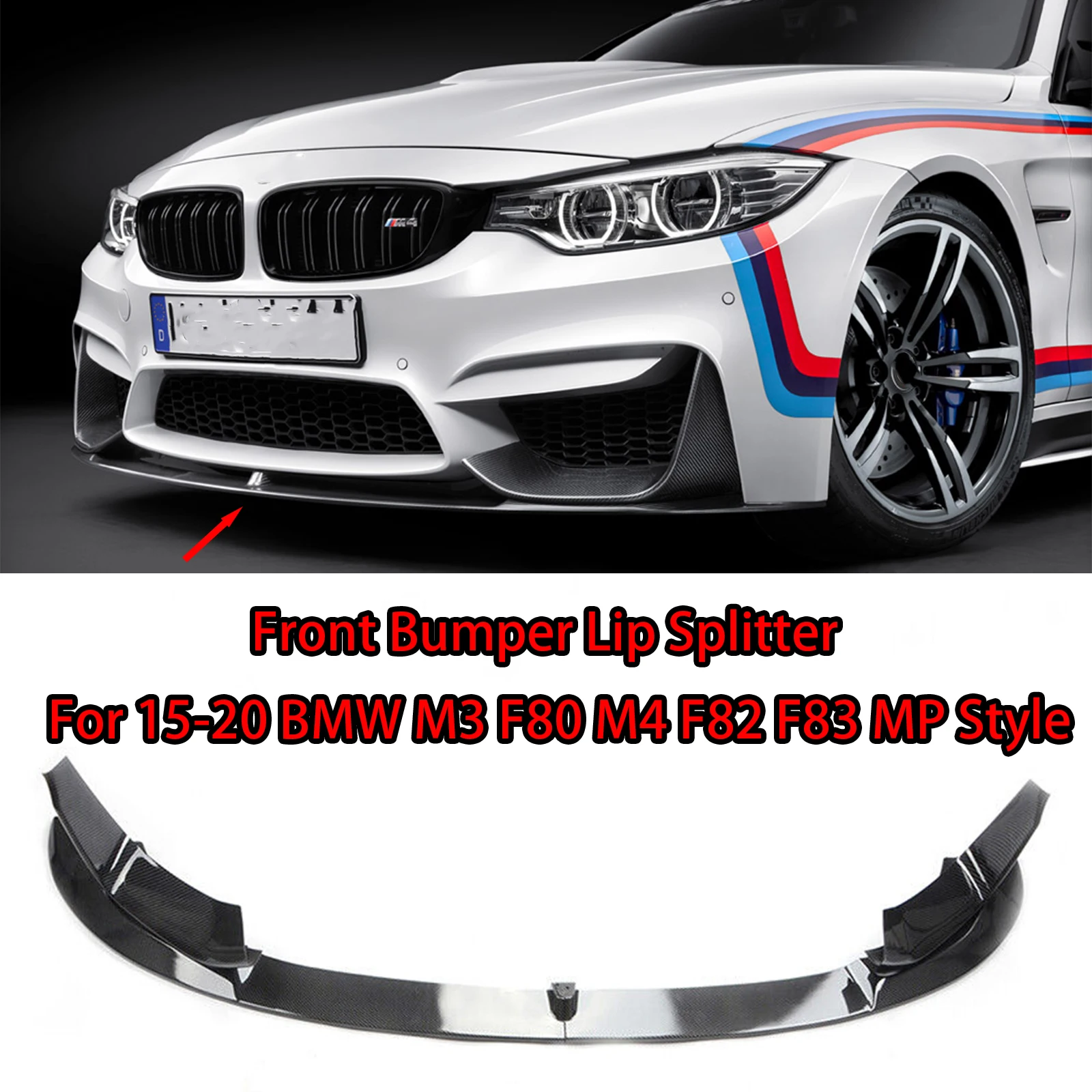 Сплиттер для переднего бампера автомобиля 15-20 BMW M3 F80 M4 F82 F83 MP + боковой сплиттер Coner из углеродного волокна глянцевый черный
Сплиттер для переднего бампера автомобиля 15-20 BMW M3 F80 M4 F82 F83 MP + боковой сплиттер Coner из углеродного волокна глянцевый черный