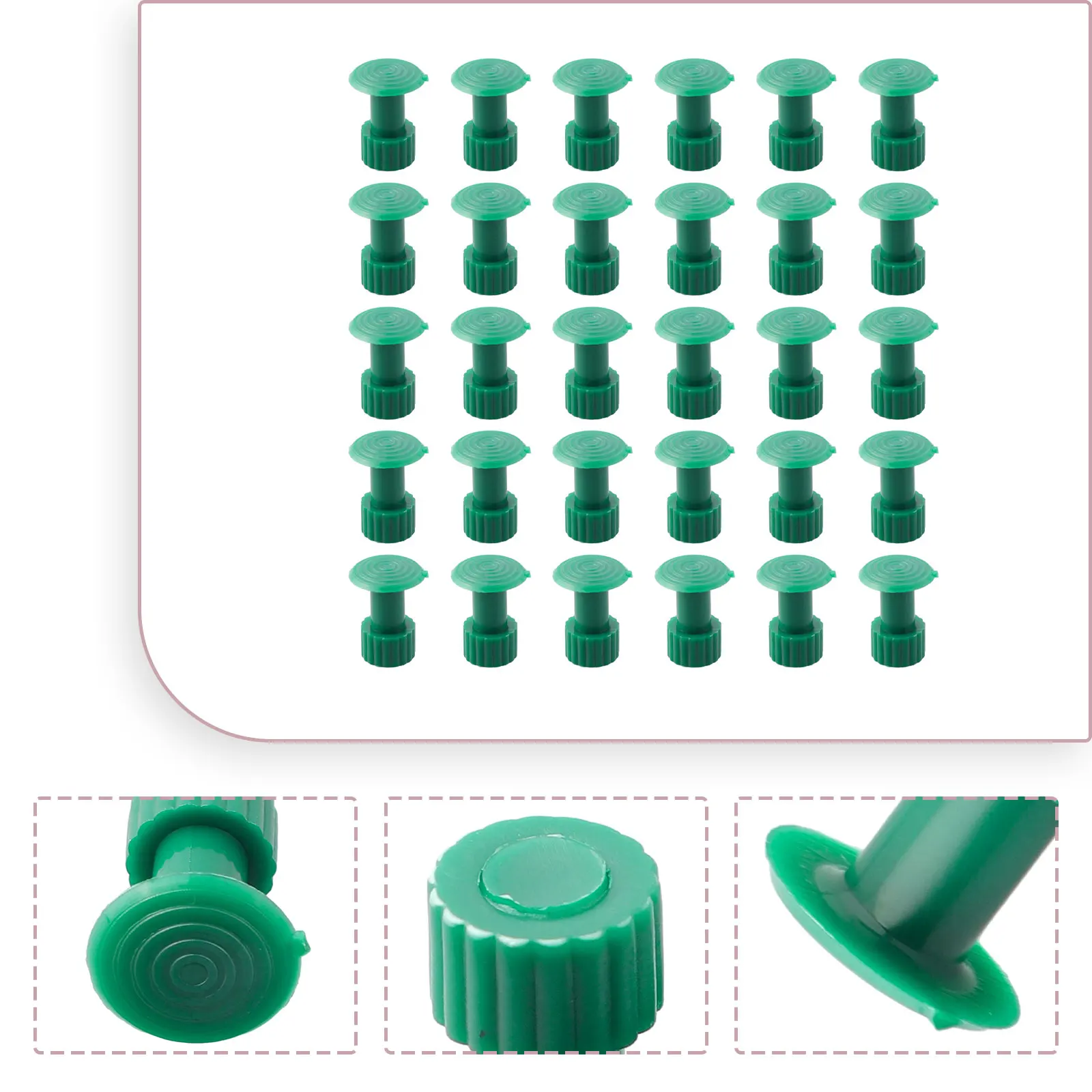 30Pcs/set Universal Car Dent Repair Puller Car Repair Tools Green Sheet Metal Plastic Suction Cup Dent Remove Tool
30Pcs/set Universal Car Dent Repair Puller Car Repair Tools Green Sheet Metal Plastic Suction Cup Dent Remove Tool