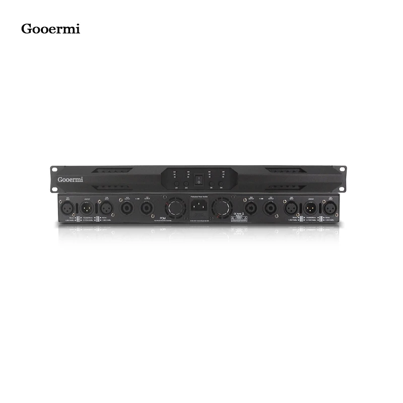 

Gooermi D400 Professional Digital 1U Power Amplifier 4 Channel Class D Audio Power Amplifier For Home KTV Karaoke