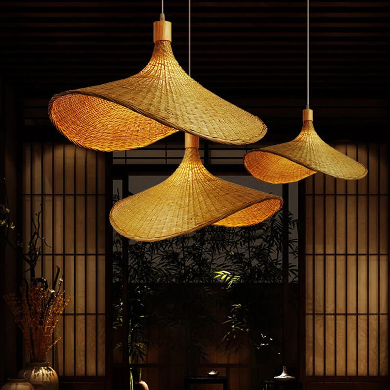 Modern Hand Woven Bamboo Art Chandelier Southeast Asia Diameter 40cm Rattan Straw Hat Chandelier Bedroom Dining Room Lamp
Modern Hand Woven Bamboo Art Chandelier Southeast Asia Diameter 40cm Rattan Straw Hat Chandelier Bedroom Dining Room Lamp