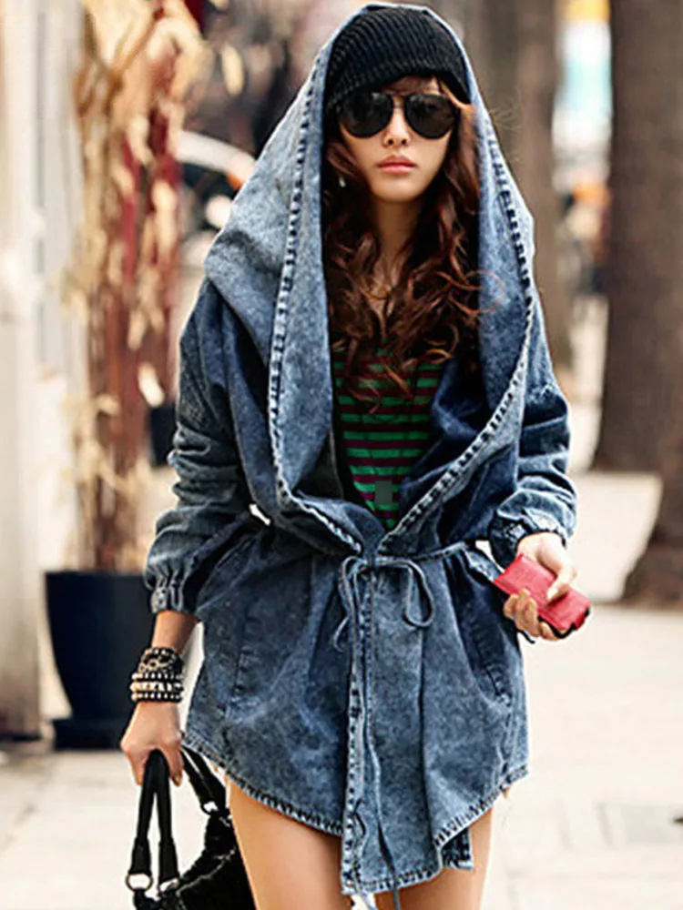 New Girl's Denim Jackets Oversized Hoodie Hooded Outerwear Jean Wind Jacket Fashion Design Denim Women Coat
New Girl's Denim Jackets Oversized Hoodie Hooded Outerwear Jean Wind Jacket Fashion Design Denim Women Coat