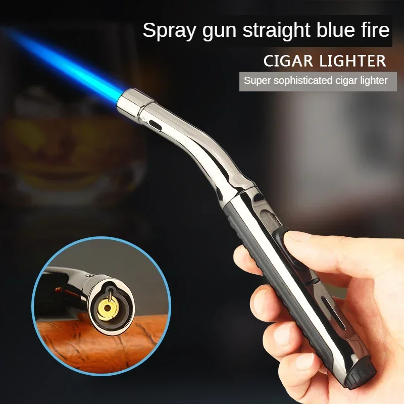 Cigarette Lighter, Windproof Lighter, Outdoor BBQ Torch Gun, Kitchen Cooking Ignition Welding Turbo Metal Cigarette Lighter, New
Cigarette Lighter, Windproof Lighter, Outdoor BBQ Torch Gun, Kitchen Cooking Ignition Welding Turbo Metal Cigarette Lighter, New