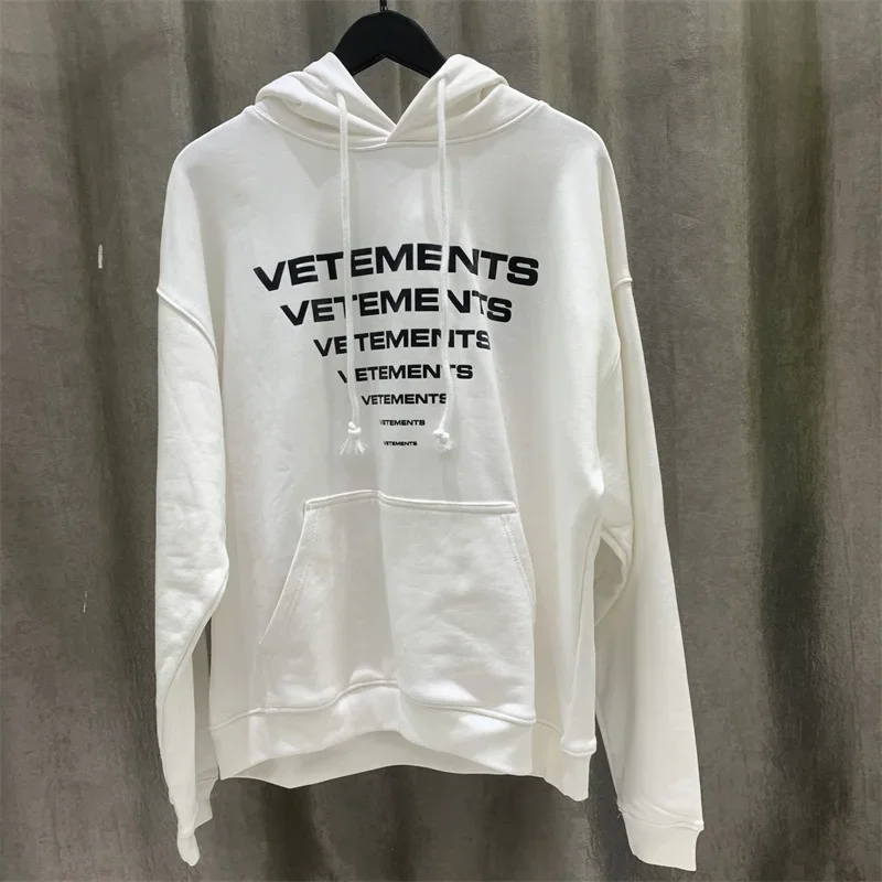 23ss Oversized VTM White Hoodies Men Women 1:1 Best Quality Logo Letter Printing Hooded Sweatshirts
23ss Oversized VTM White Hoodies Men Women 1:1 Best Quality Logo Letter Printing Hooded Sweatshirts
