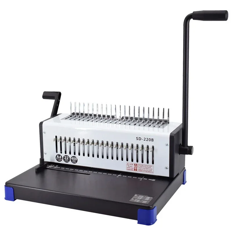 

21 holes manual comb binding machine comb binder coil book binding machines book binder machine