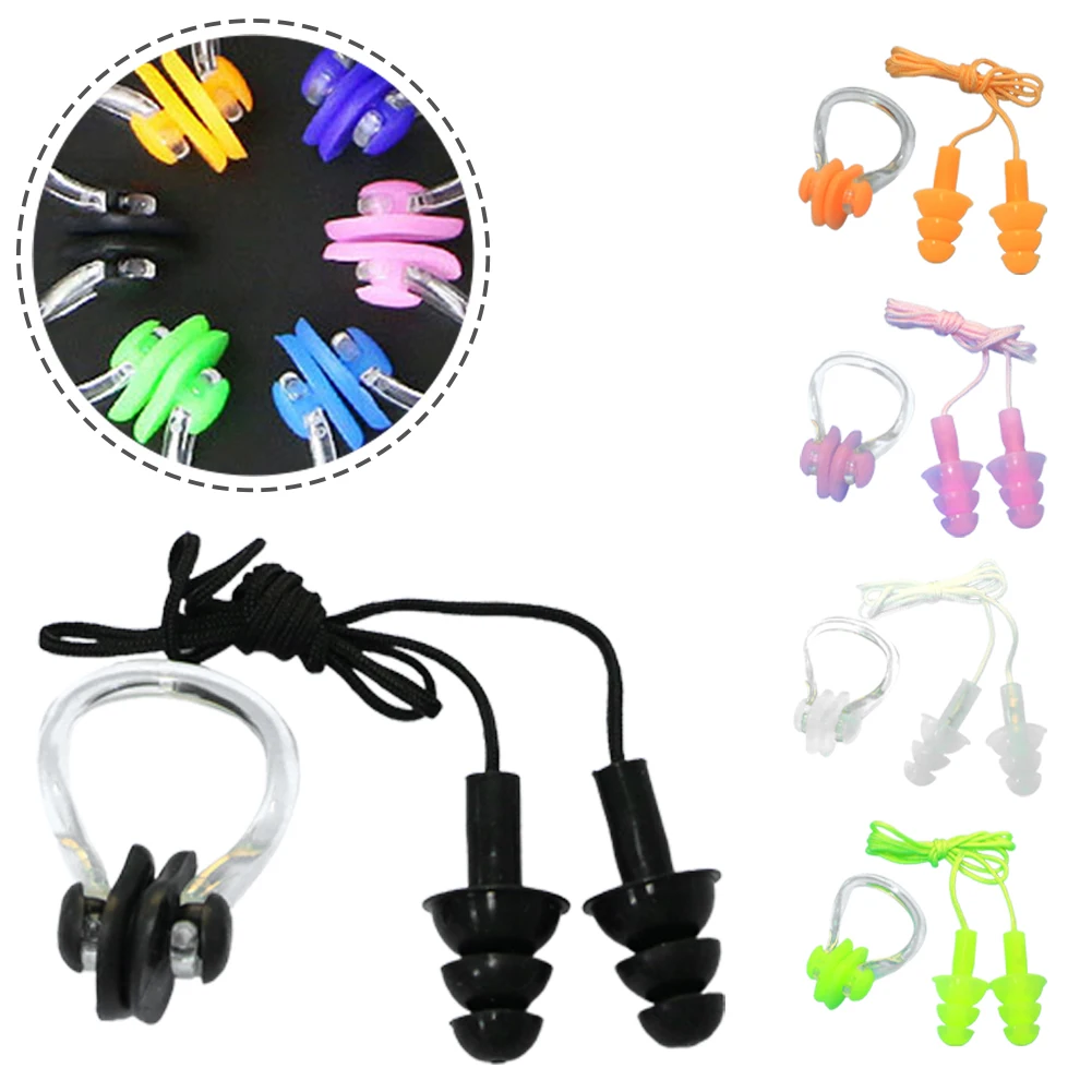 Soft Silicone Ear Plugs & Nose Clip Set Case Kid Child Swimming Water Pool Sea Soft Silicone Ear Plugs & Nose Clip Set
Soft Silicone Ear Plugs & Nose Clip Set Case Kid Child Swimming Water Pool Sea Soft Silicone Ear Plugs & Nose Clip Set