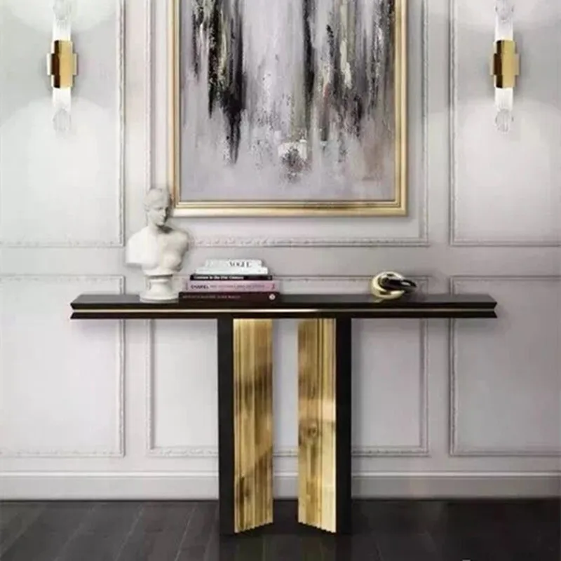 Post-modern simple luxury porch table wall sofa back partition cabinet fashion entry aisle wall narrow table
Post-modern simple luxury porch table wall sofa back partition cabinet fashion entry aisle wall narrow table