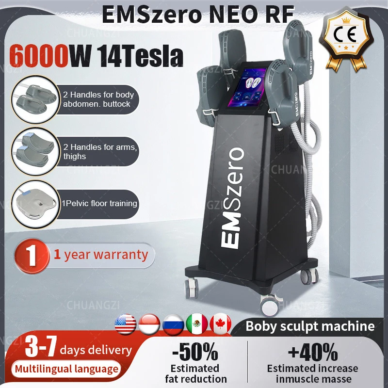 Neo 15 Tesla RF 2024 Профессиональный стимулятор мышц Emszero 6500 Вт Портативный DLS-EMSlim 200 Гц обновленный аппарат для лепки тела
Neo 15 Tesla RF 2024 Профессиональный стимулятор мышц Emszero 6500 Вт Портативный DLS-EMSlim 200 Гц обновленный аппарат для лепки тела