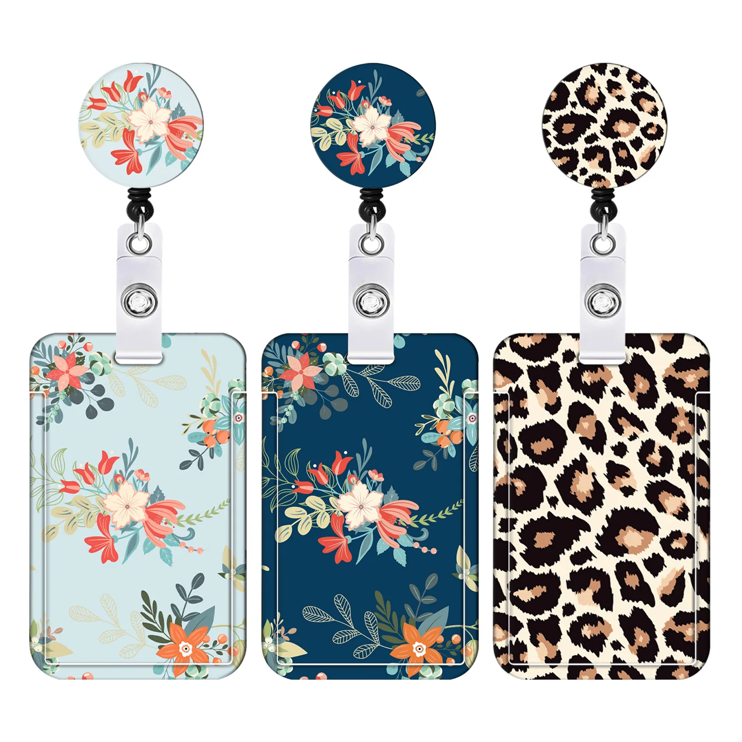 1set Retractable Creative Cute Leopard Nurse Badge Reel Clip Badge Holder Lanyard Badge Clip Students Doctor ID Card Holder Clip
1set Retractable Creative Cute Leopard Nurse Badge Reel Clip Badge Holder Lanyard Badge Clip Students Doctor ID Card Holder Clip
