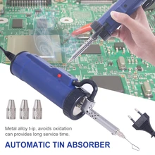 Automatic Vacuum Solder Sucker Desoldering Suction Pump Iron Gun Tin Soldering Repair Tool for Thick Film Integrated Circuits
Automatic Vacuum Solder Sucker Desoldering Suction Pump Iron Gun Tin Soldering Repair Tool for Thick Film Integrated Circuits