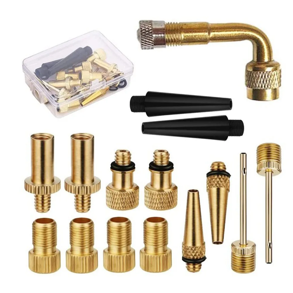 15pcs Bike Valve Adaptor Kits Bicycle Pump Adapter Sets For SV FV DV AV Needle Valve Connector For Ball Part Bicycle Accessories
15pcs Bike Valve Adaptor Kits Bicycle Pump Adapter Sets For SV FV DV AV Needle Valve Connector For Ball Part Bicycle Accessories